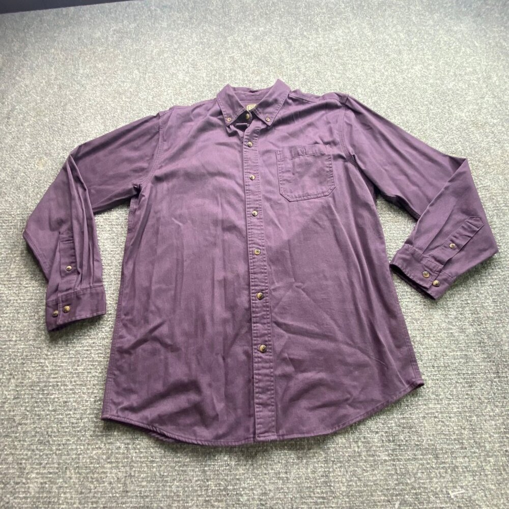 C.E. Schmidt Workwear Shirt Mens M Purple Utility Chore Workwear Durable‎ Rugged